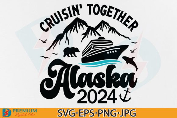 Alaska Cruise Trip SVG: Design Assets for Group Adventures