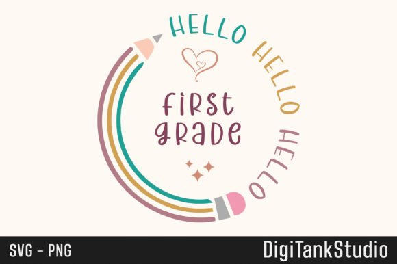 Celebrate First Grade with This Charming Back-to-School Design