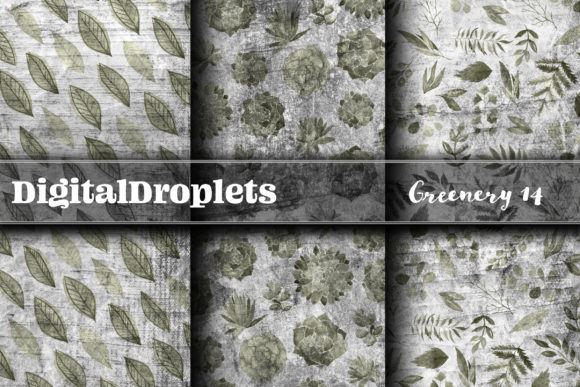 Free Botanical Textures: The Greenery Collection 14