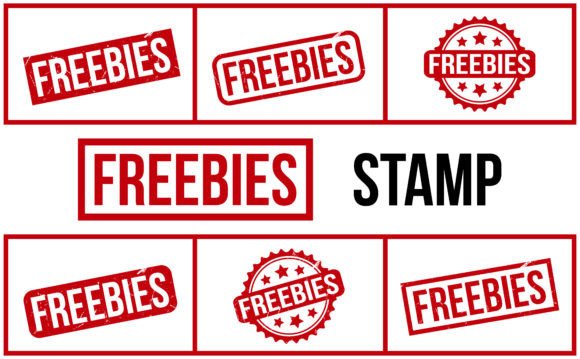 Freebies Stamp: A 7-Piece Vector Bundle for Instant Brand Authenticity