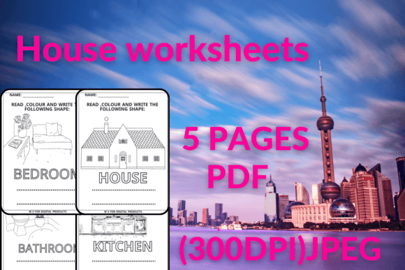 House Worksheets Freebies: Creative Assets for Engaging Visual Design