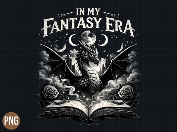 In My Fantasy Era Dragon Book Shirt PNG: A Designer's Guide