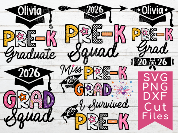 PRE-K Graduation 2026 Grad Squad Cap: A Designer's Asset