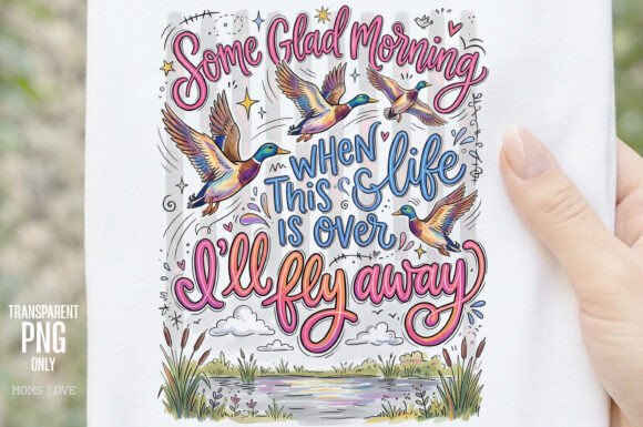 Some Glad Morning Ducks Stripe PNG: Designing with Rustic Charm